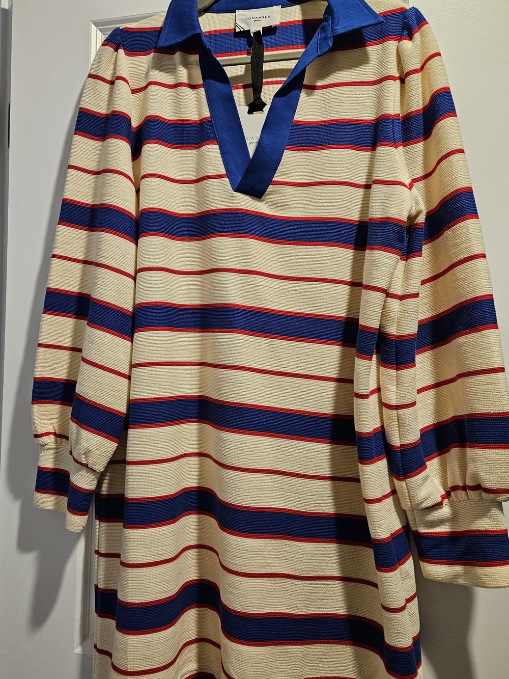 Tuckernuck Pomander Place Bradley Striped Knit Polo Dress - Picture 3 of 4